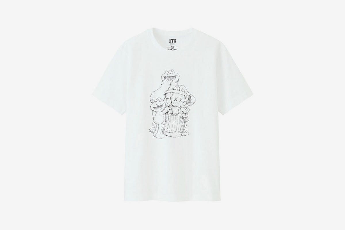 sesame street kaws shirt